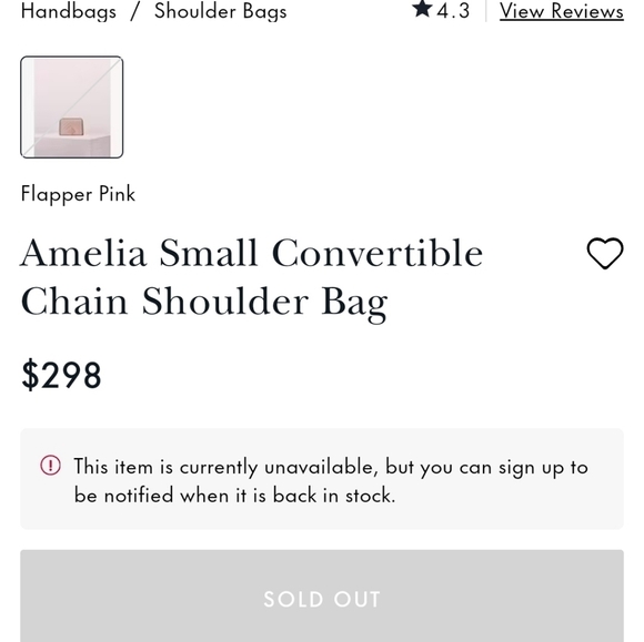 🔹️Kate Spade 🔹️Amelia Small Convertible Chain Shoulder Bag ✨️🩷 - Picture 4 of 12